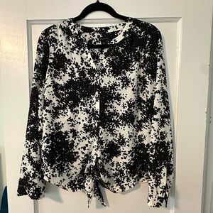 Black and White Women's Top